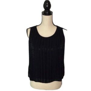 Tahari Beaded Tank Top Silk Sleeveless 4